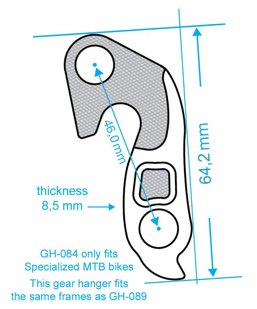 Derailleurpad Marwi GH-084 Specialized