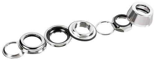 Balhoofdset 1 1/8" Ergotec A118SGK semi-geïntegreerd  met draad - zilver