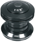 Balhoofdset Ergotec A118SAK ahead 1 1/8" zonder draad  - zwart