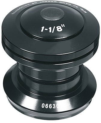 Balhoofdset Ergotec A118SAK ahead 1 1/8" zonder draad  - zwart