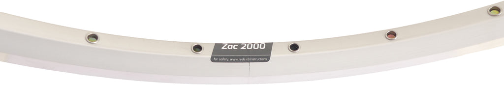 Velg Ryde ZAC 2000 28" / 622 x 19C aluminium 32 gaats 14G - zilver