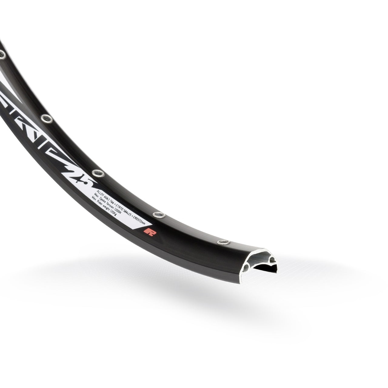Wielset Rodi TRYP 25 27.5" voorwiel steekas 15x100 en achterwiel snelspanner 9x135 - 6 bouts remschijfbevestiging - 8/9/10/11 speed - zwart