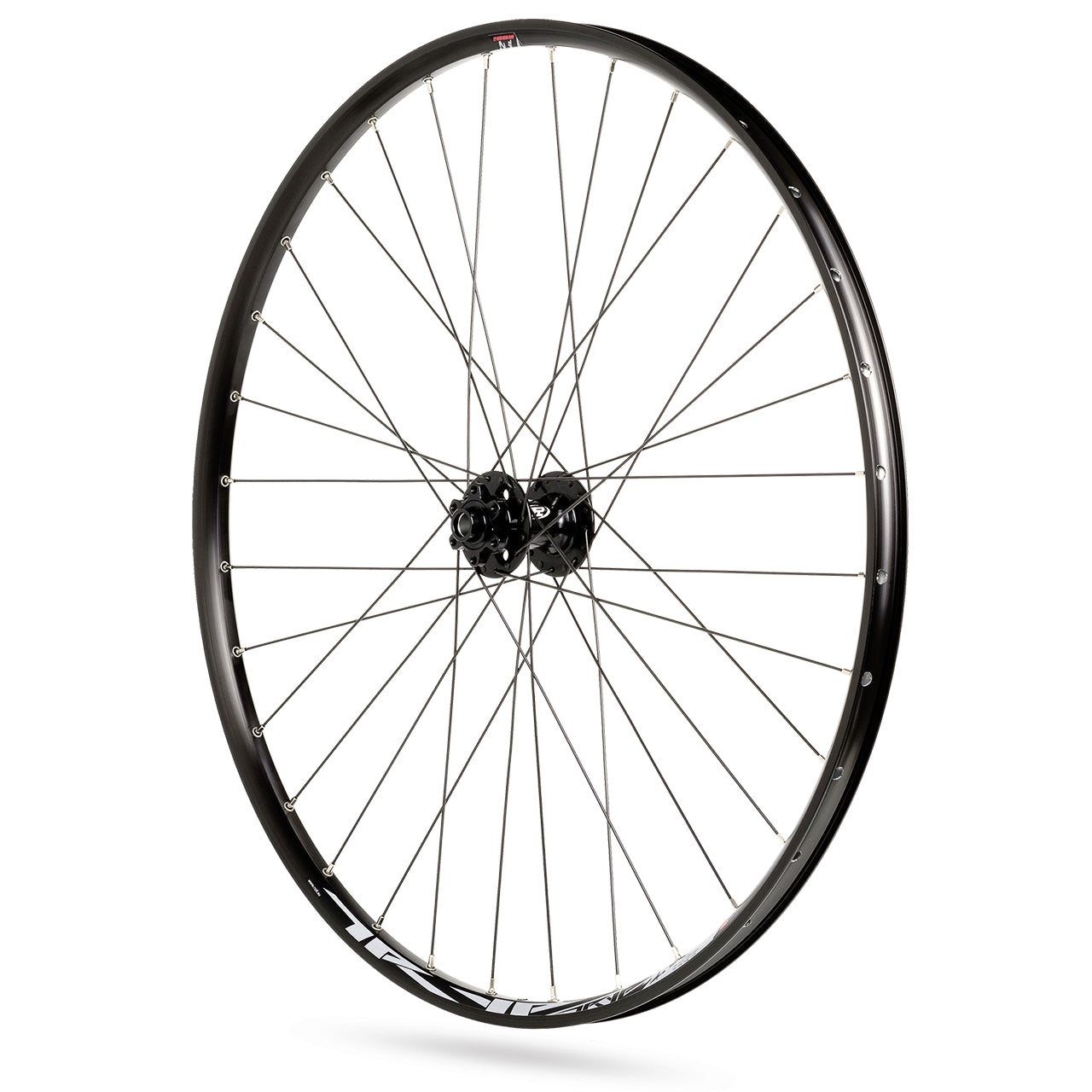 Wielset Rodi TRYP 25 27.5" voorwiel steekas 15x100 en achterwiel snelspanner 9x135 - 6 bouts remschijfbevestiging - 8/9/10/11 speed - zwart