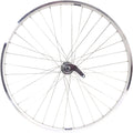 Achterwiel 28 x 1/4" ZAC 19 met favorit remnaaf - zilver