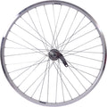 Achterwiel 26  x 1.75 / 1.95" met Favorit remnaaf/ Zac 19 velg - zilver