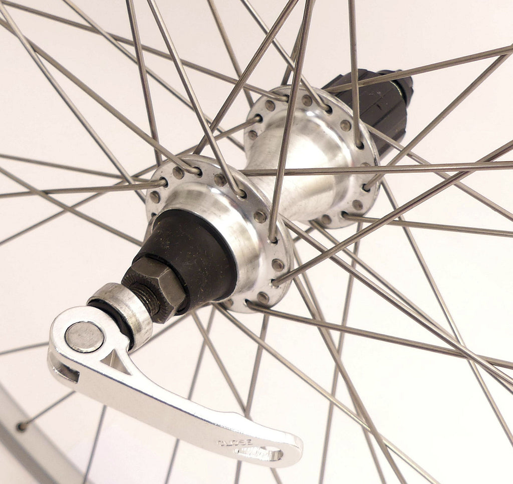 Achterwiel Rodi Connect 28" / 8/9/10 speed / 622 x 19 / met snelspanner en RVS spaken - zilver
