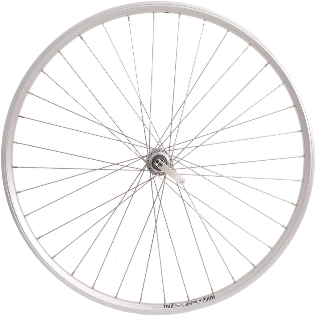 Achterwiel Rodi 28 inch / 622x19 - Skorpion - 36 gaats FM32 - 8/9 speed naaf + QR - zilver