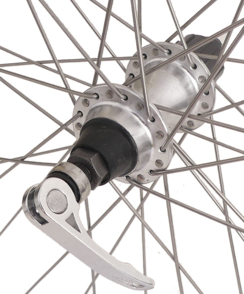 Achterwiel Rodi 28 inch / 622x19 - Skorpion - 36 gaats FM32 - 8/9 speed naaf + QR - zilver