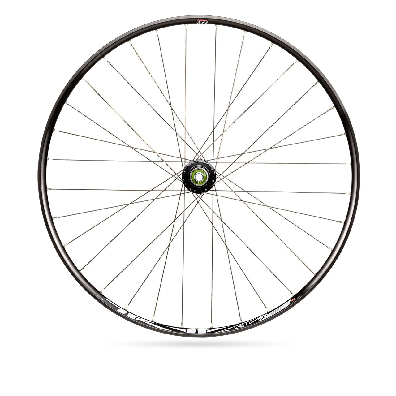 Wielset Rodi TRYP 25 27.5" voorwiel steekas 15x100 en achterwiel snelspanner 9x135 - 6 bouts remschijfbevestiging - 8/9/10/11 speed - zwart