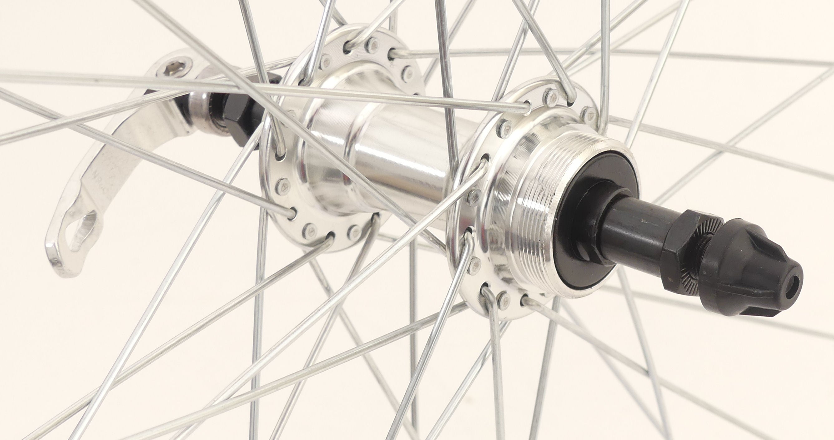 Achterwiel 28 x 1/4" ZAC19 Freewheel QR - zilver