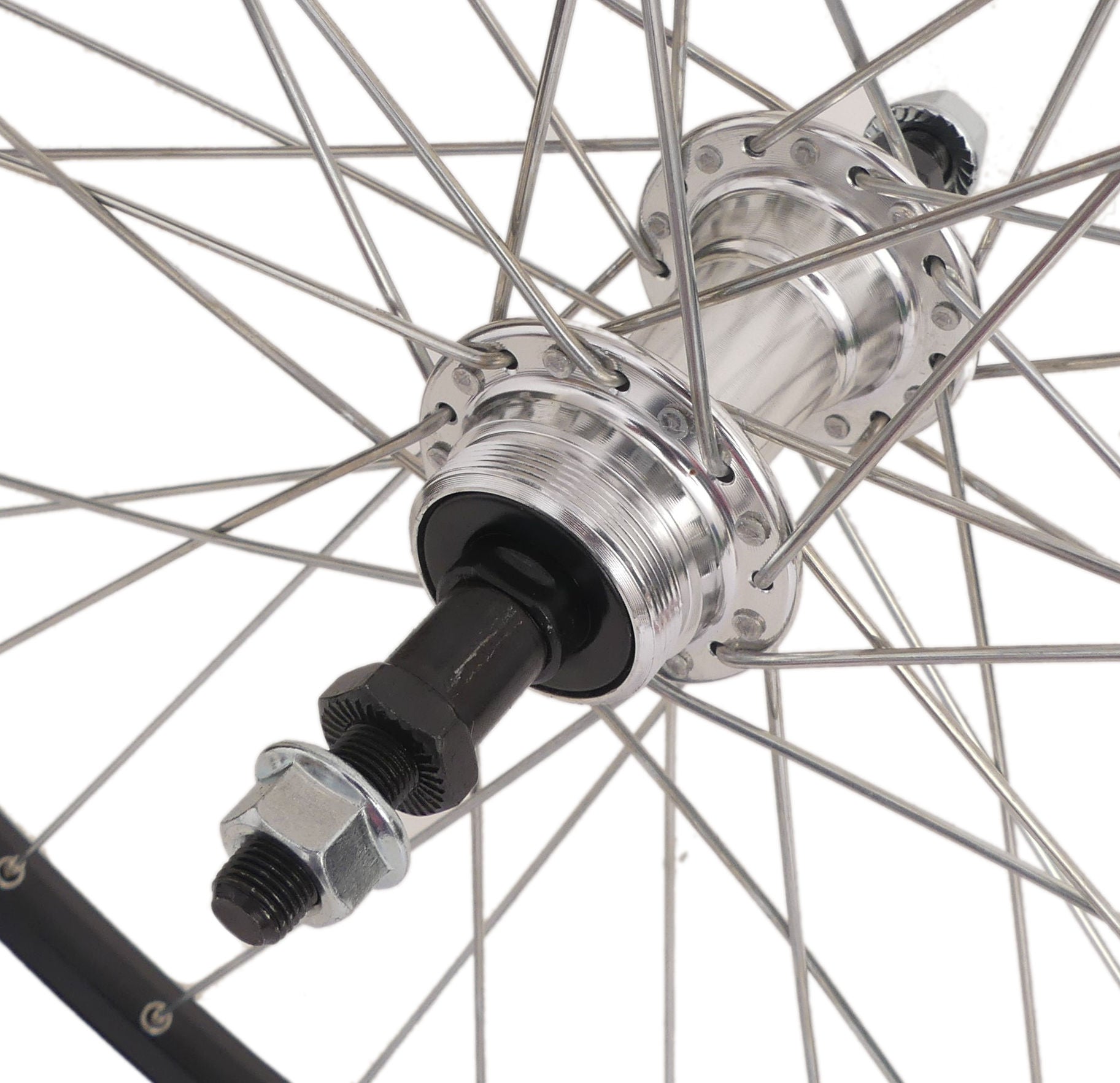 Achterwiel 28" / 622x19C Ryde ZAC 19 velg met 7/8 speed freewheel naaf - zwart