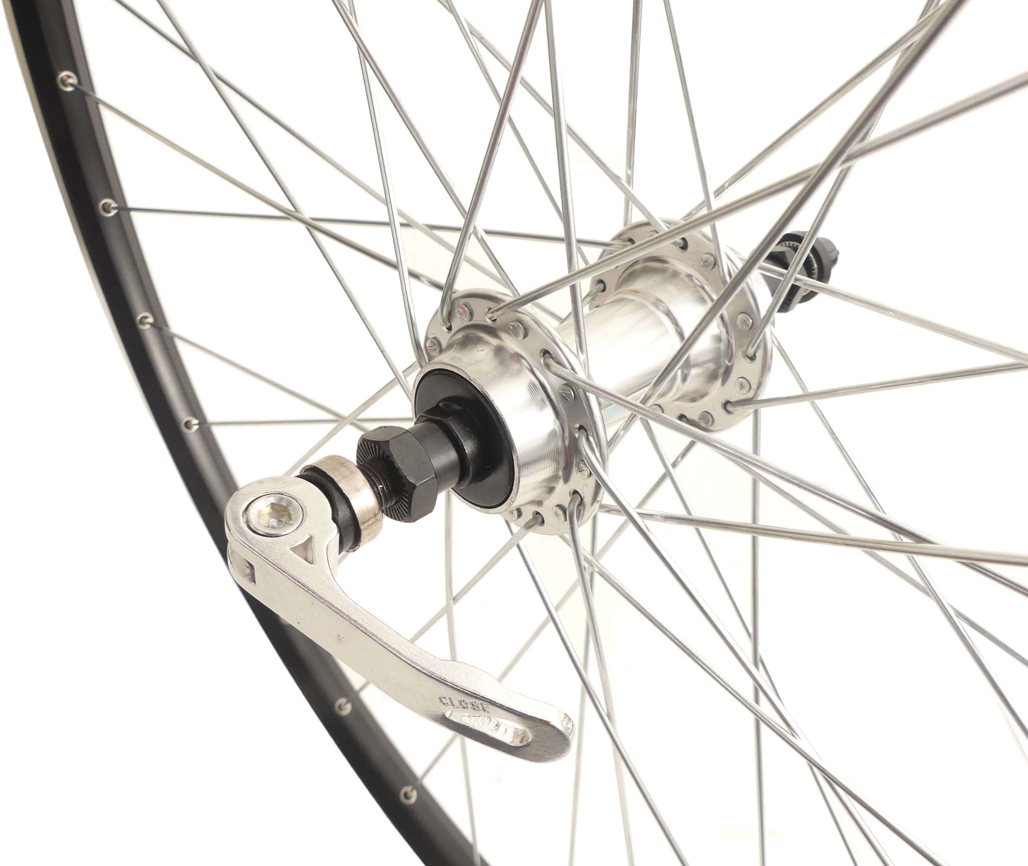 Achterwiel 28" / 622x19C Ryde ZAC 19 velg met 7/8 speed freewheel en snelspanner - zwart