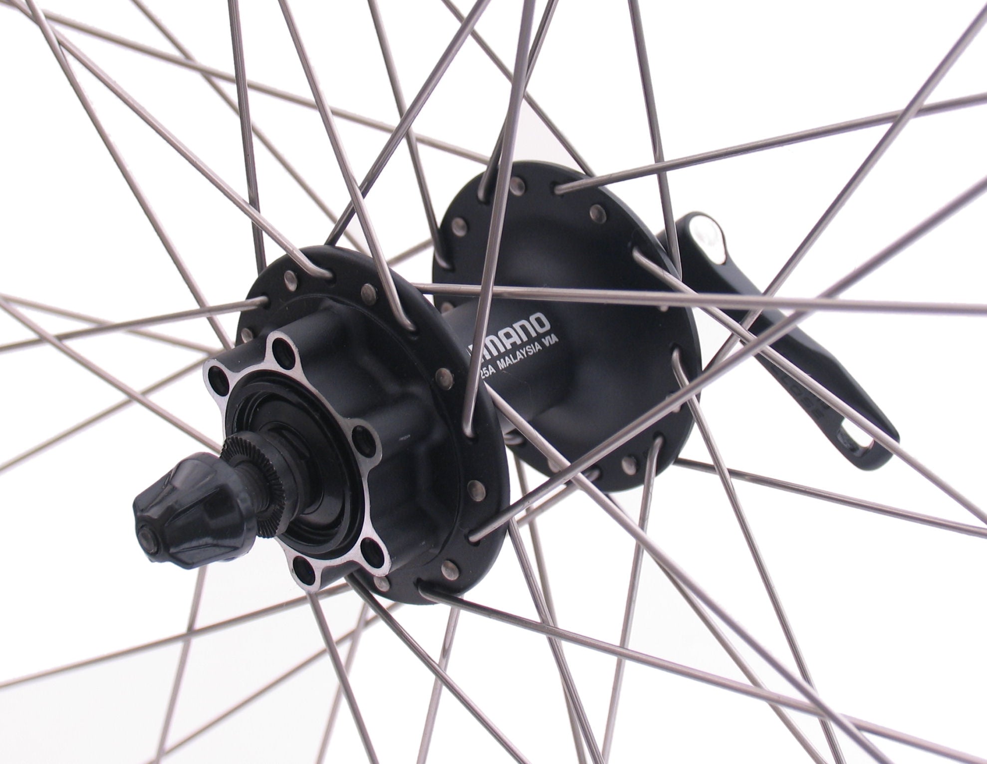 Voorwiel 28/29" / 622x19C Ryde Andra 30 velg met Shimano FH-M525 naaf voor 6 bouts remschijf - zwart