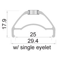 Wielset 29" Rodi Ready 25 Disc - 15x100 + 12x142 mm steekas - 10/11 speed - 28gat