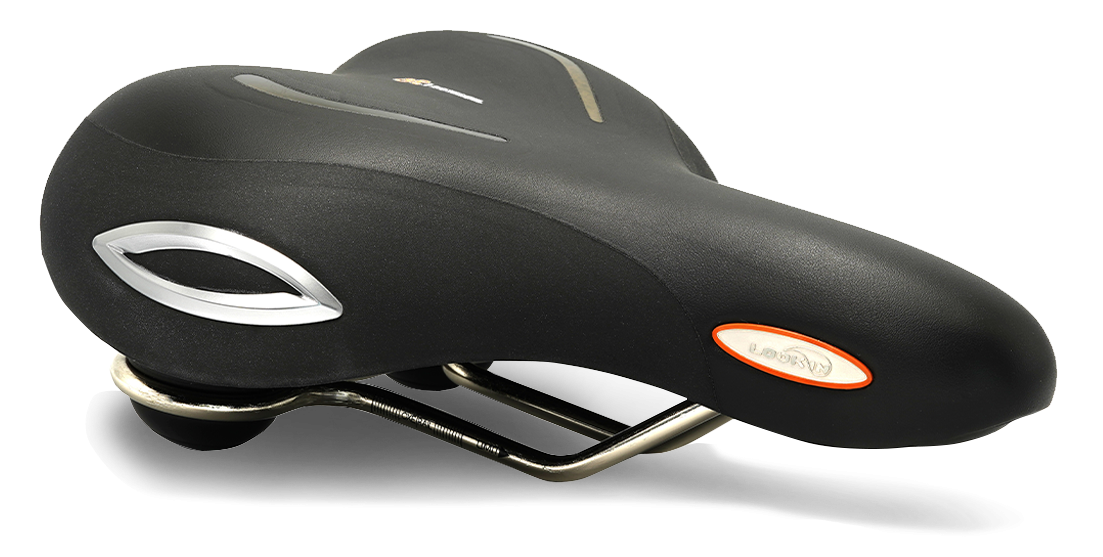 Fietszadel Selle Royal Lookin Relaxed stracciatella zwart