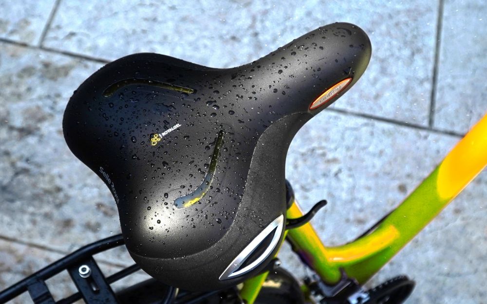 Fietszadel Selle Royal Lookin Relaxed stracciatella zwart