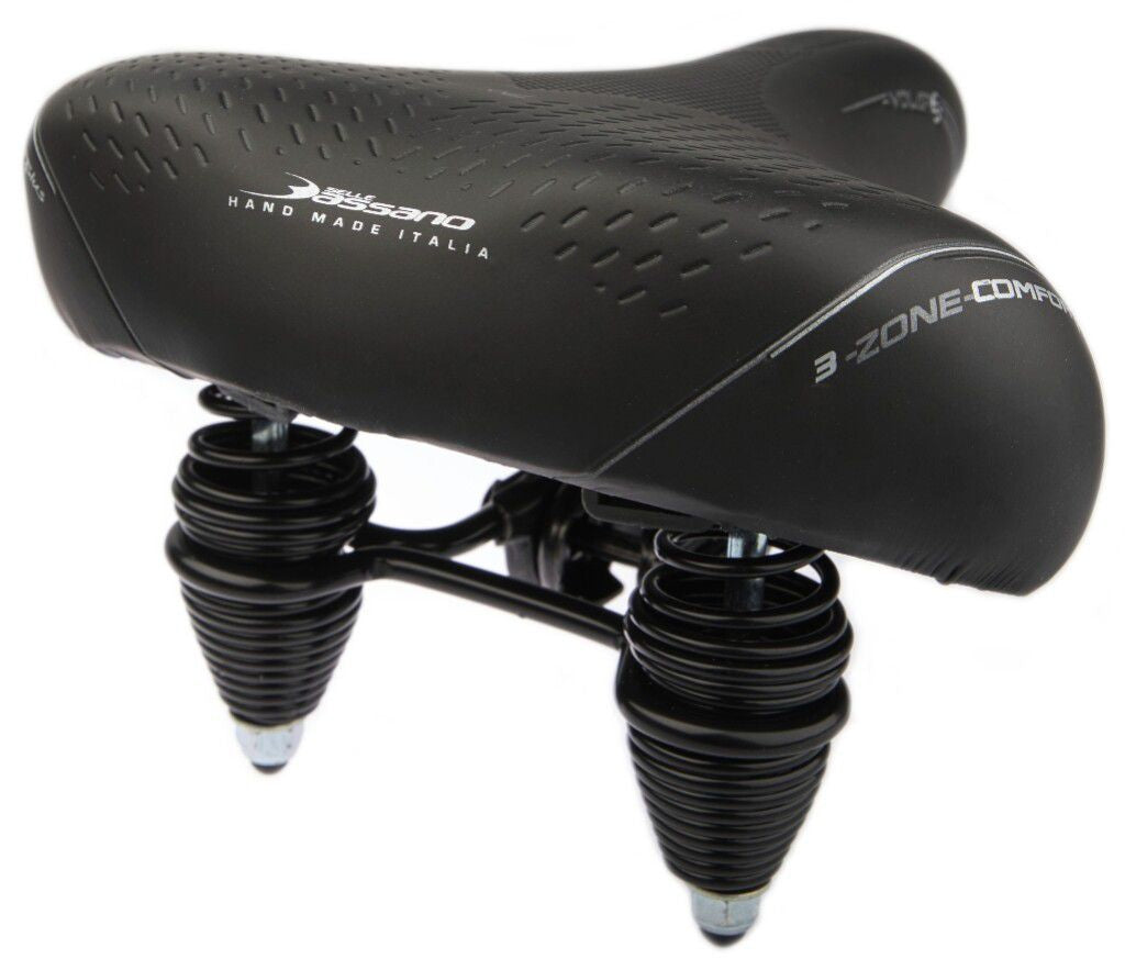 Fietszadel Selle Bassano Volare XXL Cruiser - zwart
