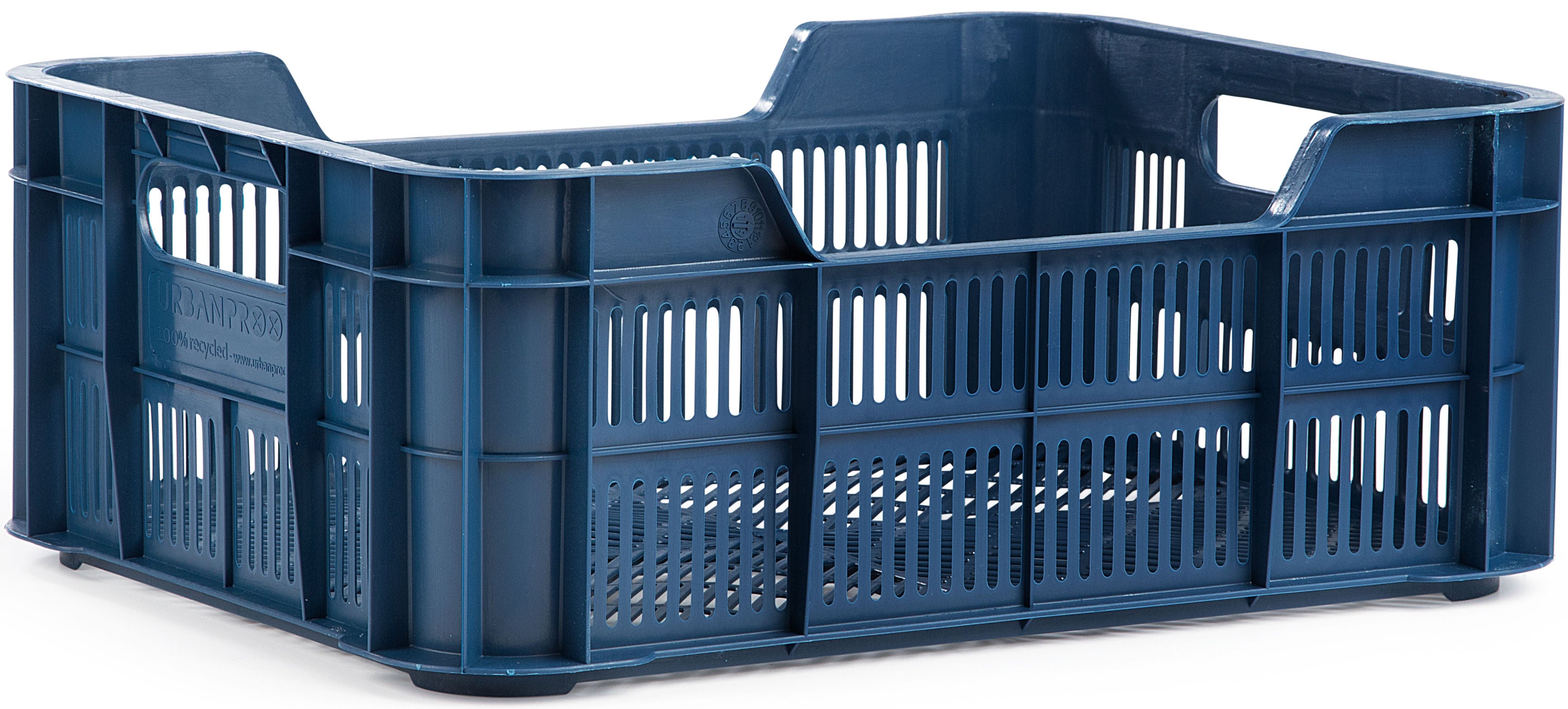 Gerecyclede fietskrat Urban Proof Helsinki 11 liter - donkerblauw