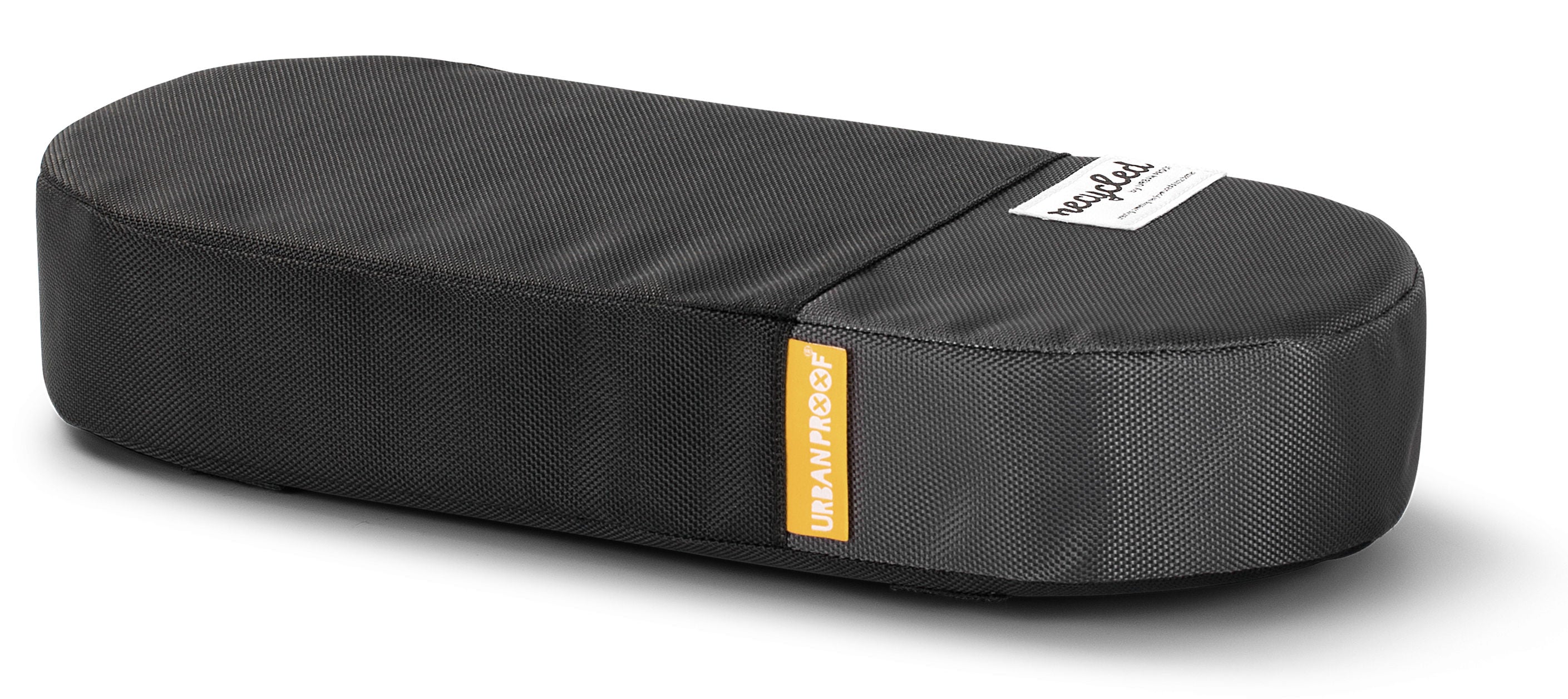 Gerecylede bagagedragerkussen Urban Proof 37,5 x 17 x 7 cm  - zwart/grijs