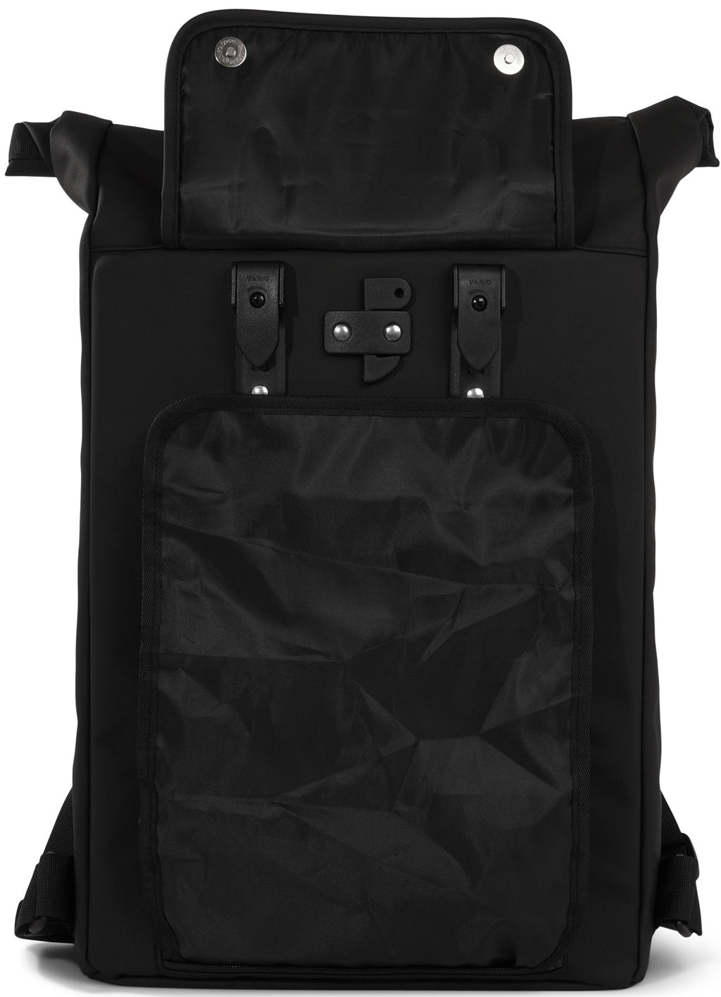 Gerecyclede shopper fietstas Urban Proof Rolltop Backpack 20 liter  34 x 13 x 46 cm - zwart