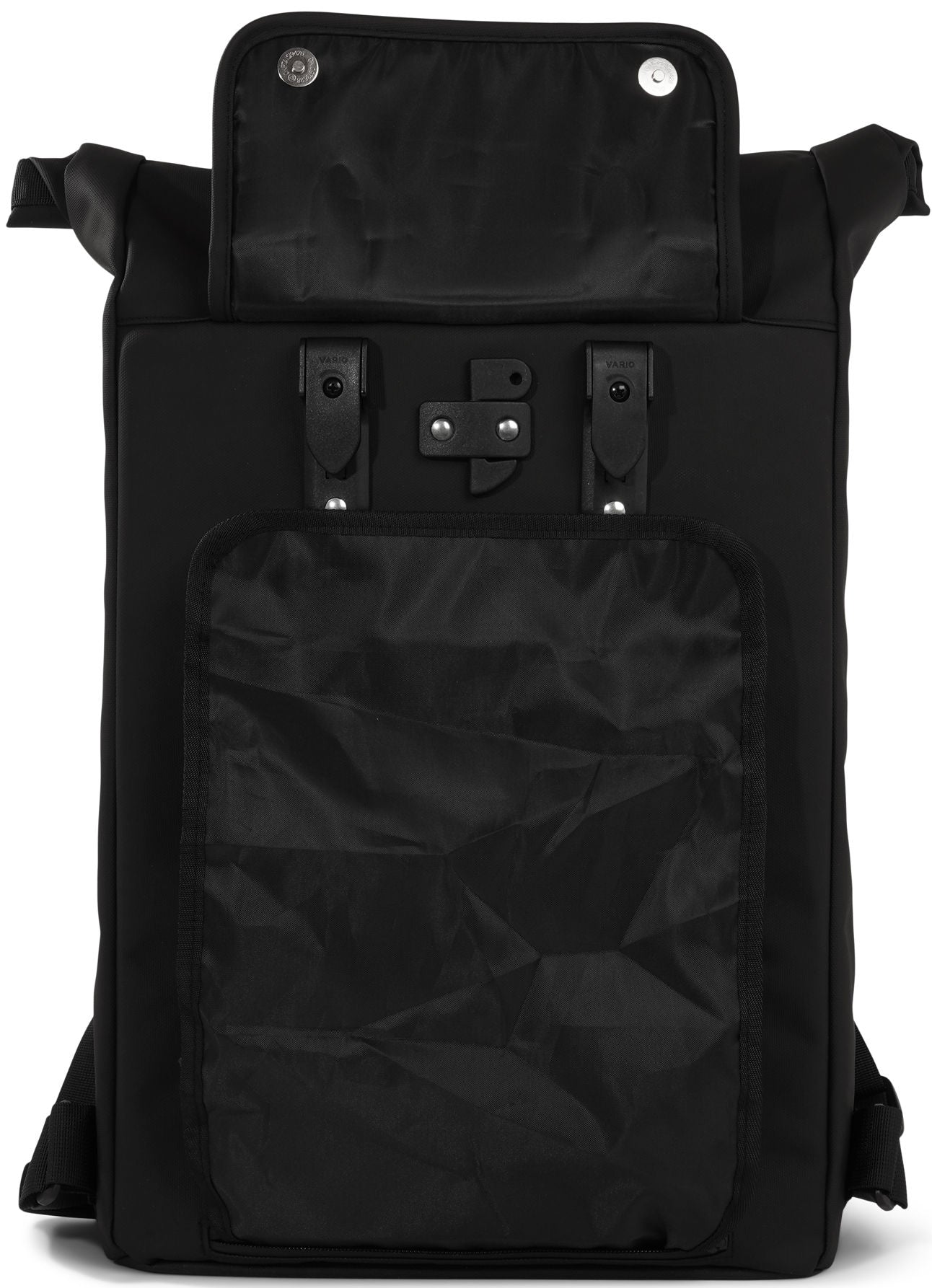 Gerecyclede shopper fietstas Urban Proof Rolltop Backpack 20 liter  34 x 13 x 46 cm - zwart