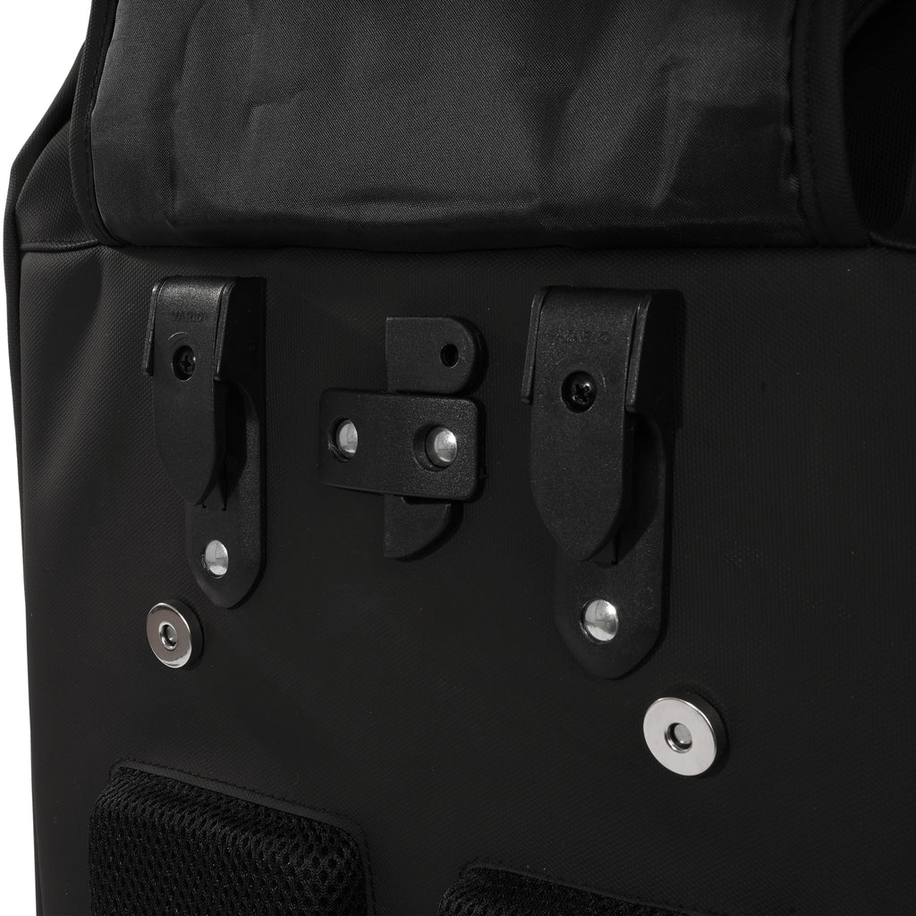 Gerecyclede shopper fietstas Urban Proof Rolltop Backpack 20 liter  34 x 13 x 46 cm - zwart