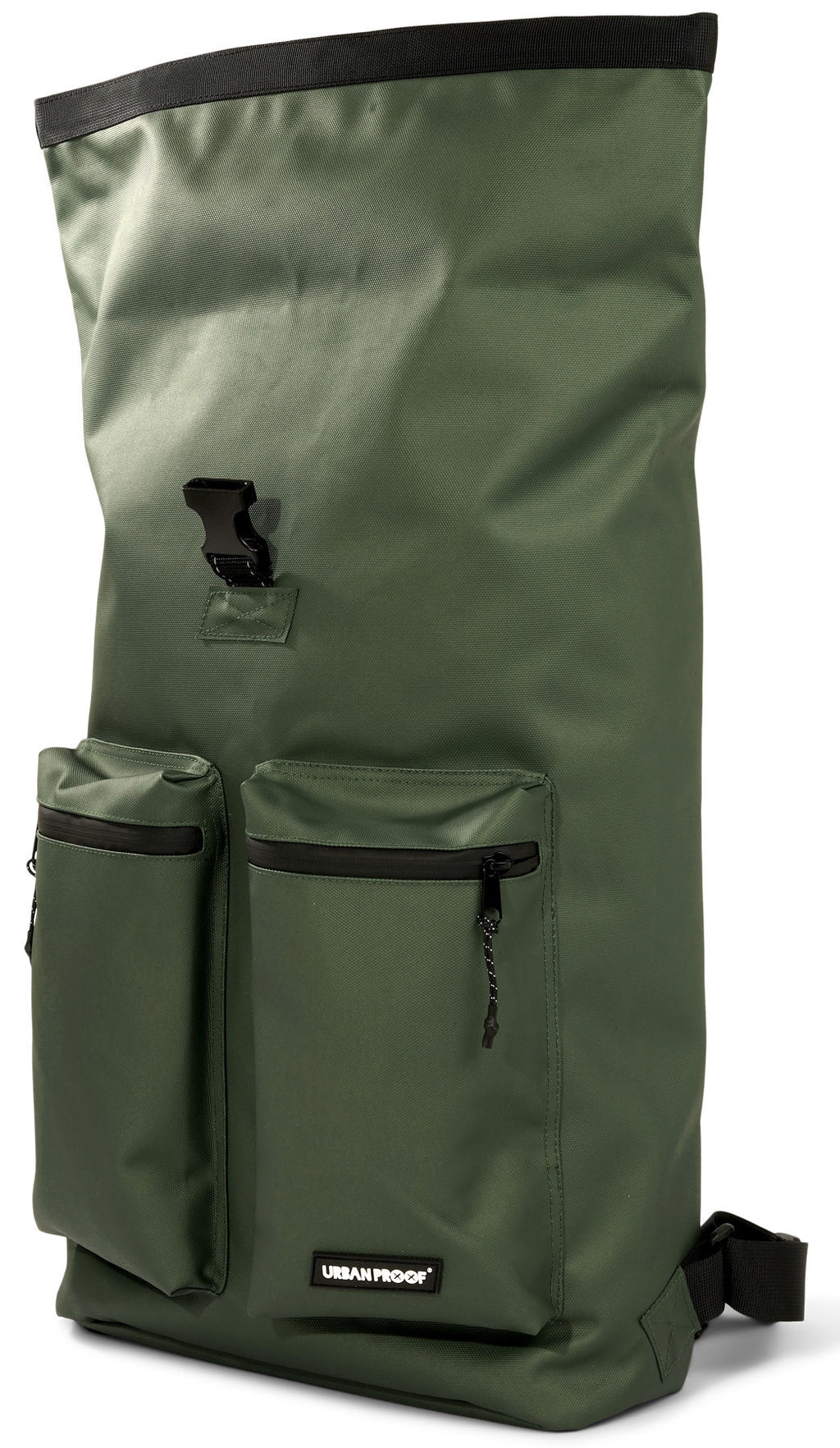 Gerecyclede shopper fietstas Urban Proof Rolltop Backpack 20 liter  34 x 13 x 46 cm - groen