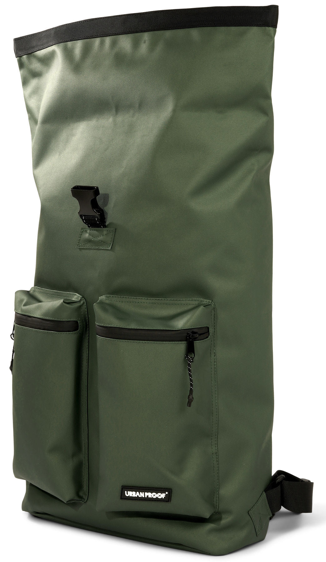 Gerecyclede shopper fietstas Urban Proof Rolltop Backpack 20 liter  34 x 13 x 46 cm - groen
