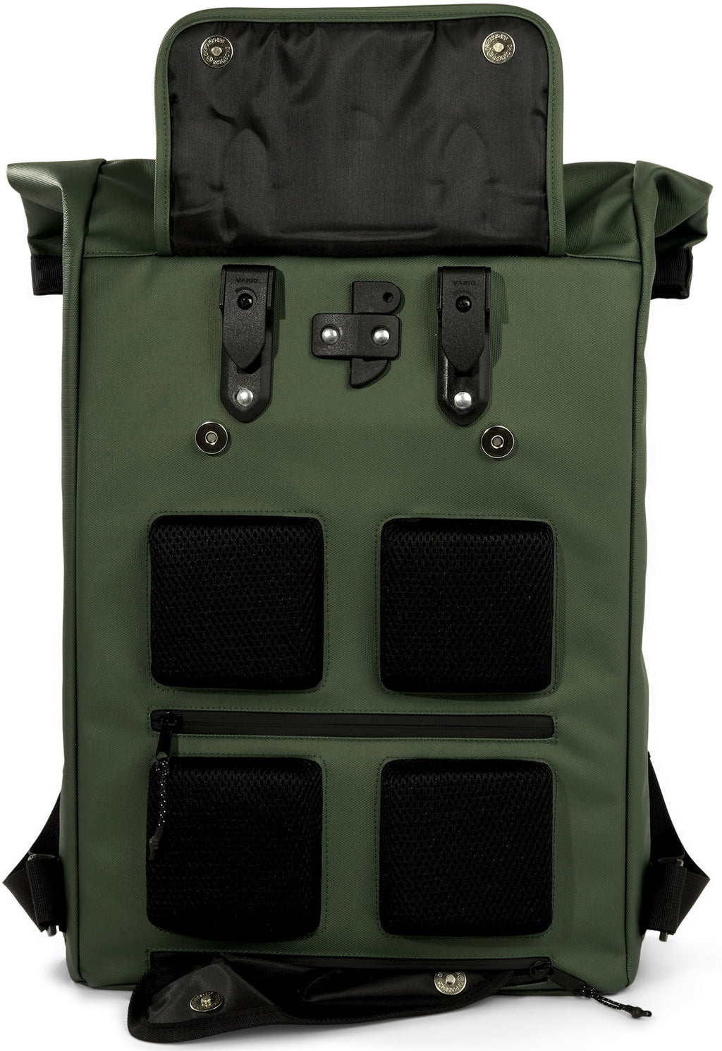 Gerecyclede shopper fietstas Urban Proof Rolltop Backpack 20 liter  34 x 13 x 46 cm - groen