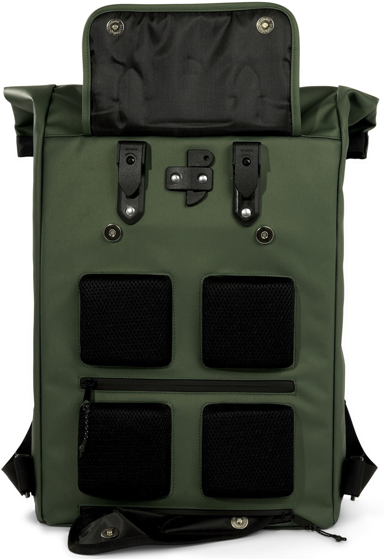 Gerecyclede shopper fietstas Urban Proof Rolltop Backpack 20 liter  34 x 13 x 46 cm - groen