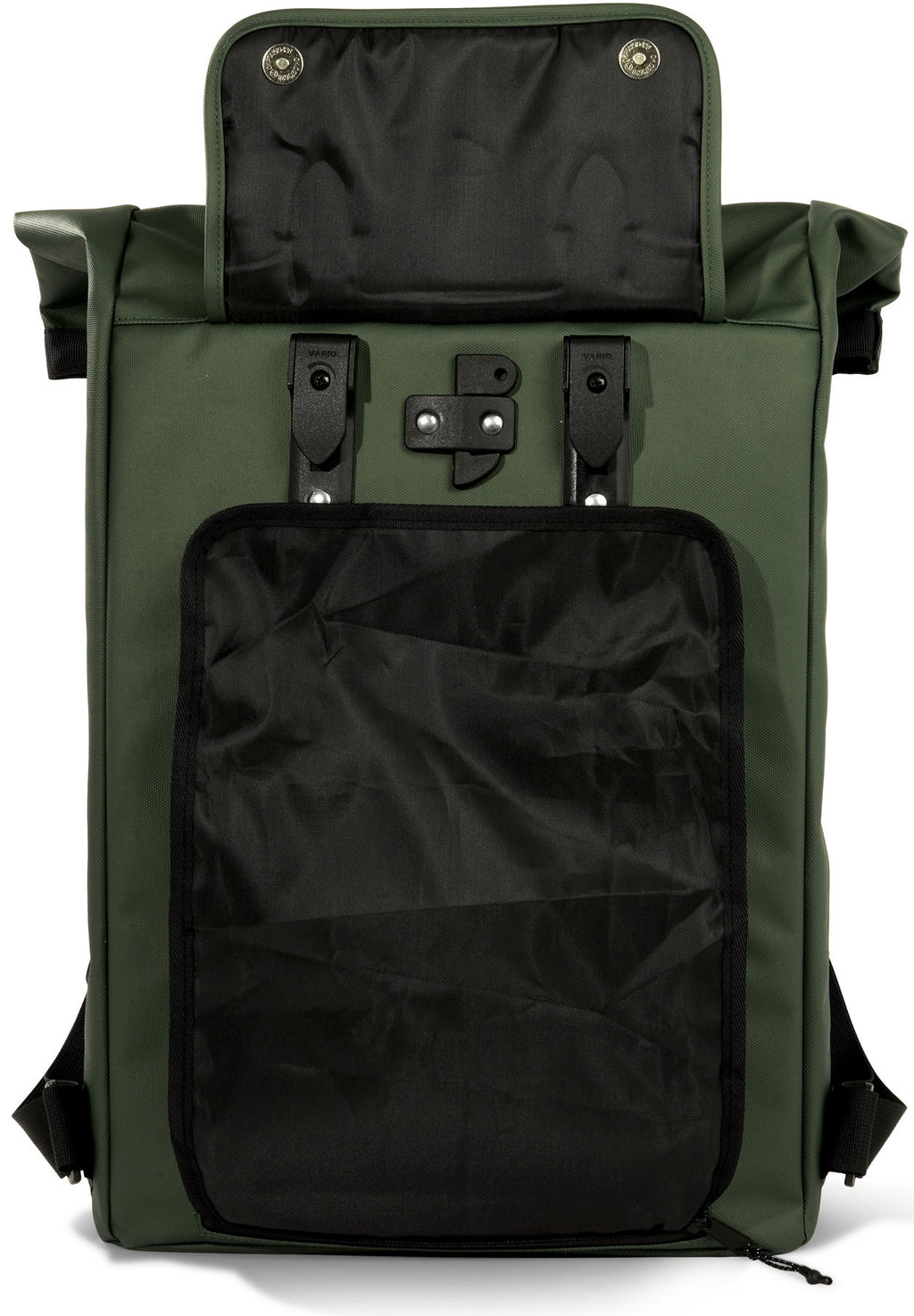 Gerecyclede shopper fietstas Urban Proof Rolltop Backpack 20 liter  34 x 13 x 46 cm - groen