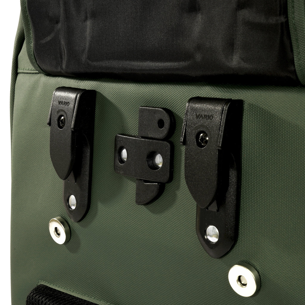 Gerecyclede shopper fietstas Urban Proof Rolltop Backpack 20 liter  34 x 13 x 46 cm - groen
