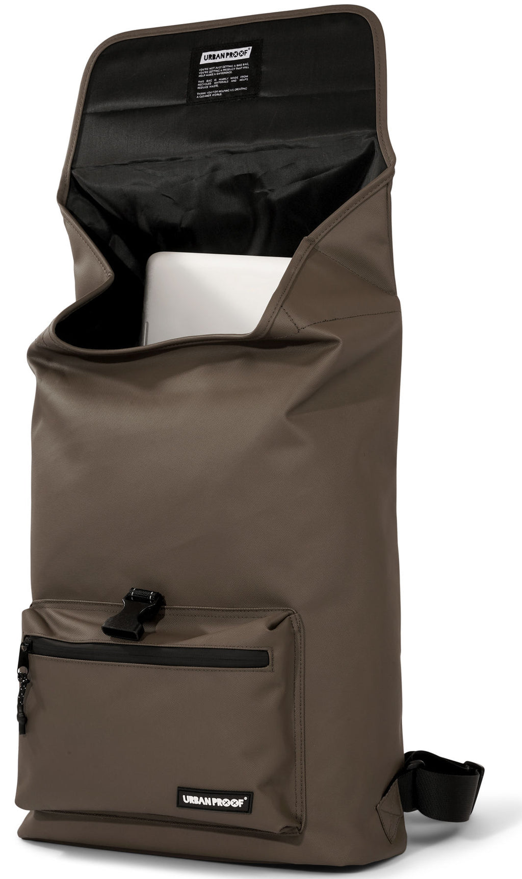 Gerecyclede shopper fietstas Urban Proof Cargo Backpack 20 liter 34 x 13 x 46 cm - bruin