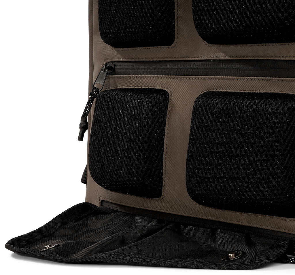 Gerecyclede shopper fietstas Urban Proof Cargo Backpack 20 liter 34 x 13 x 46 cm - bruin