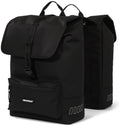 Gerecyclede dubbele fietstas Urban Proof Cargo 38 liter 30 x 15 x 42 cm - zwart