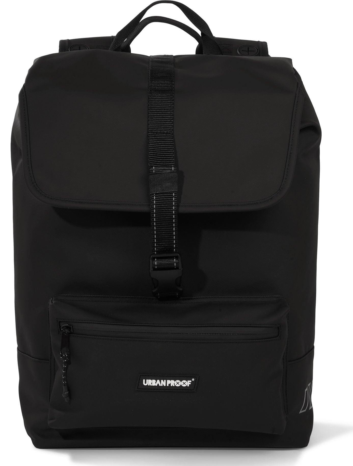 Gerecyclede dubbele fietstas Urban Proof Cargo 38 liter 30 x 15 x 42 cm - zwart