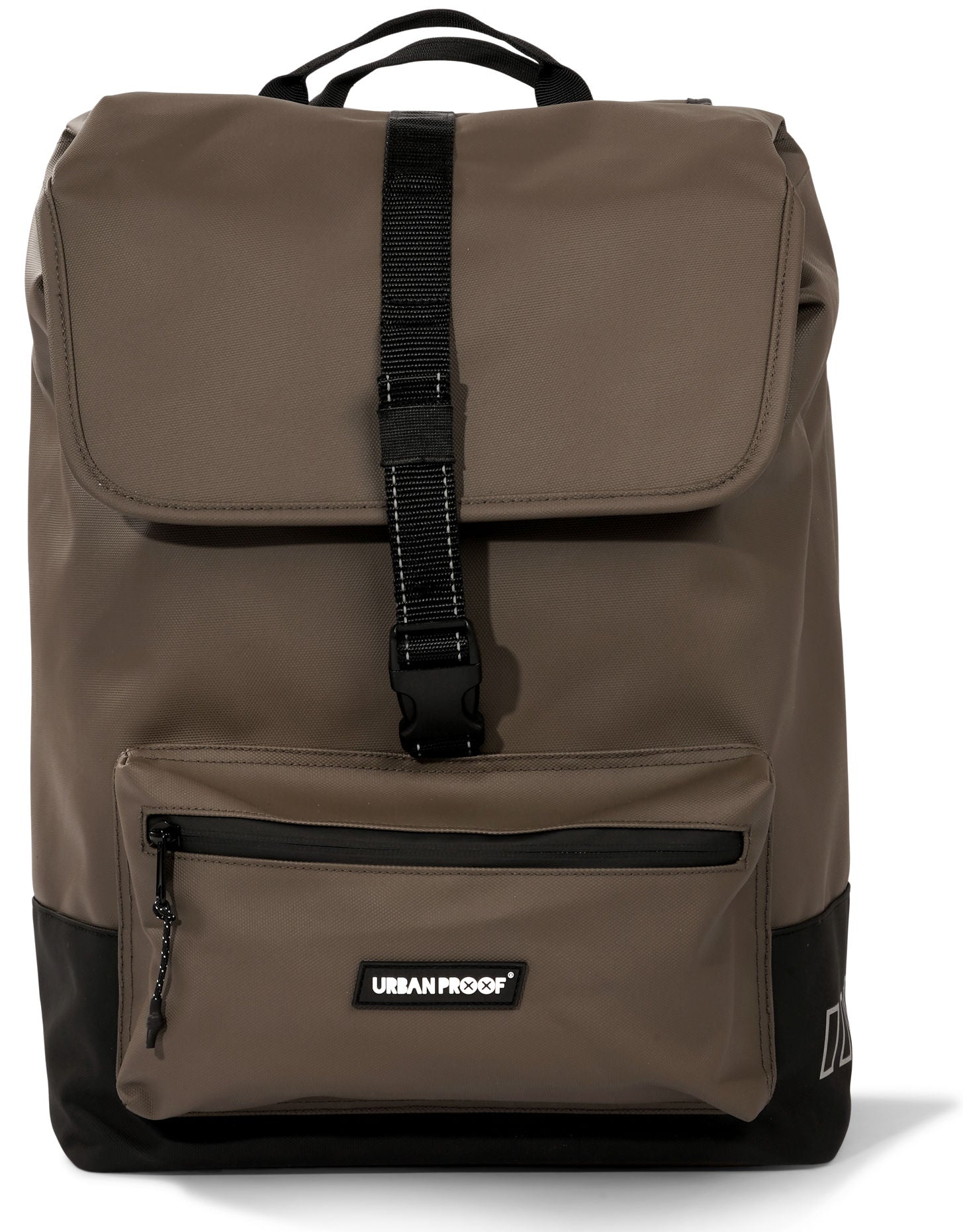 Gerecyclede dubbele fietstas Urban Proof Cargo 38 liter 30 x 15 x 42 cm - bruin