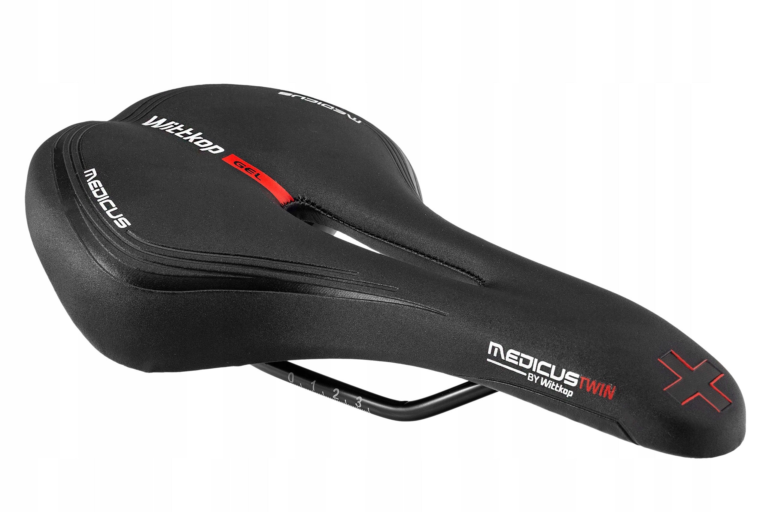 Fietszadel Wittkop Twin Medicus 4.0 voor MTB / Race - zwart