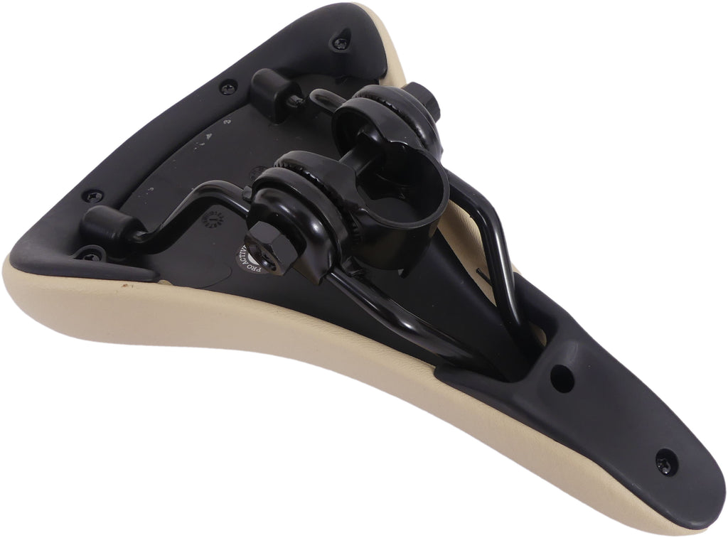 Fietszadel voor 20-26" kinderfiets - creme