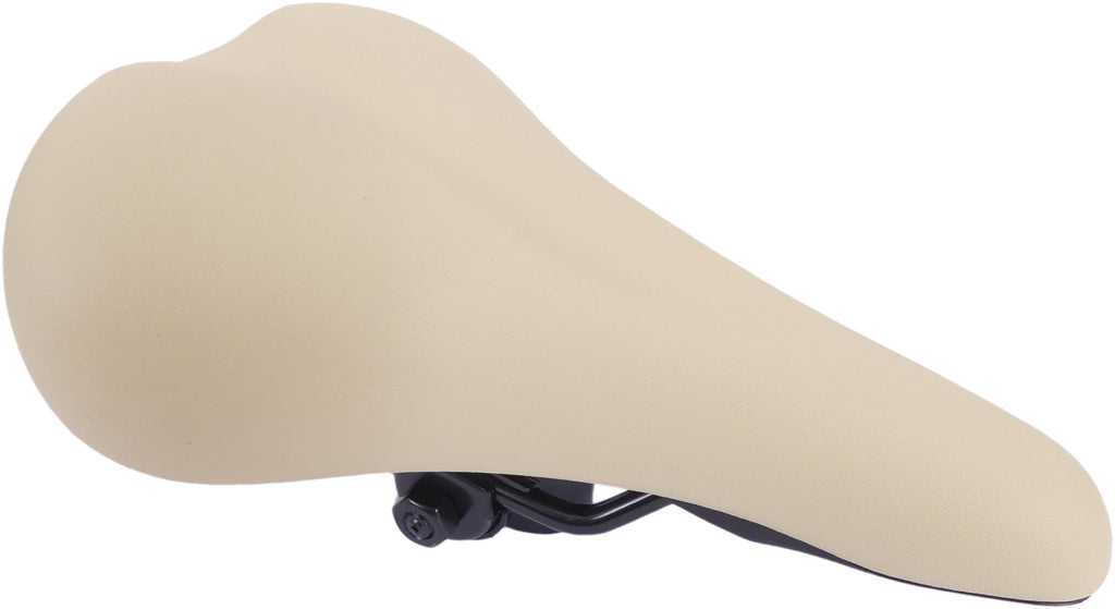 MERKLOOS Fietszadel voor 20-26" kinderfiets - creme