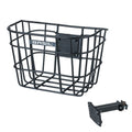 Fietsmand Basil Bremen Alu FM met stuurpenhouder 28 x 37 x 26 cm - zwart