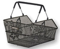 Fietsmand Basil Cento S Flower Multi 36 x 26 x 18 cm - zwart