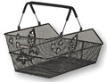 Fietsmand Basil Cento Flower Multi 44 x 30 x 23 cm - zwart