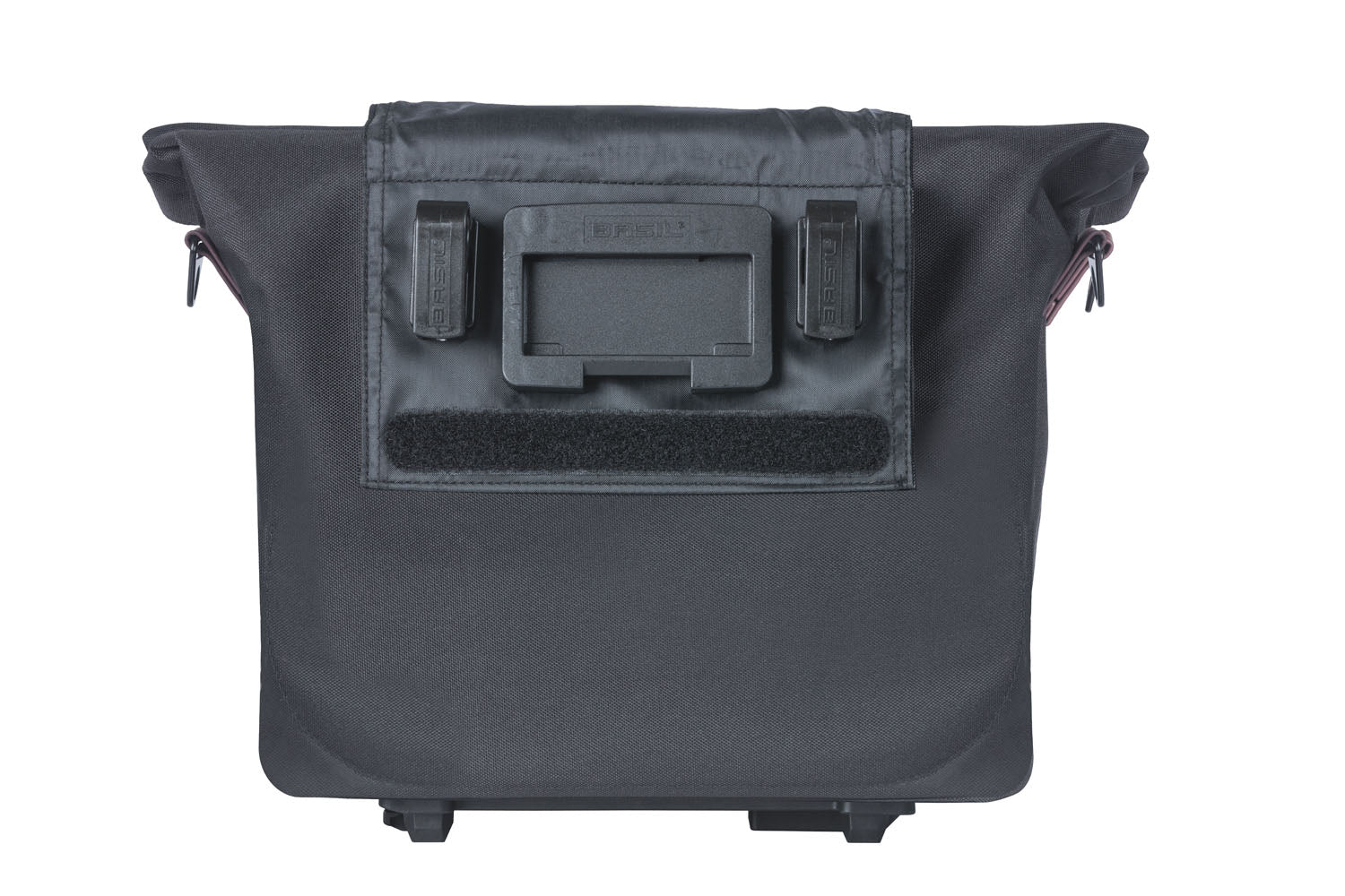 Fietstas Basil City MIK met KF-haak 8-11 liter 39,5 x 39 x 15 cm - zwart