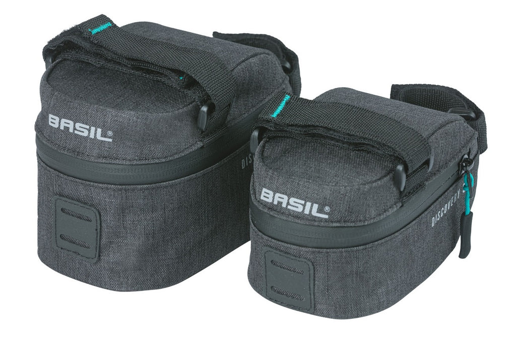Zadeltas M Basil Discovery 365D 1.0 liter 10 x 9 x 15 cm - zwart melee