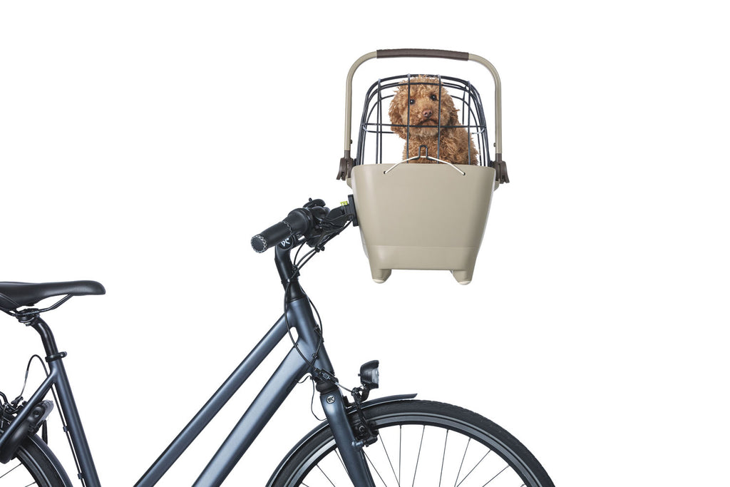 Hondenfietsmand Basil Buddy KF 32 liter 45 x 32 x 22 cm - biscotti brown