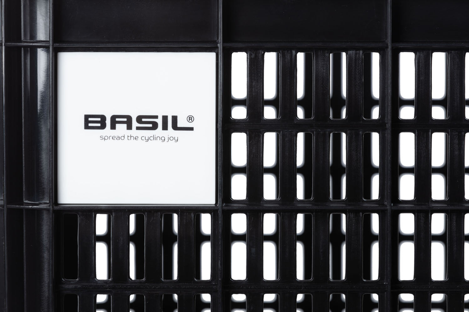 Gerecyclede fietskrat Basil Crate M 29.5 liter 35 x 45 x 25 cm - black