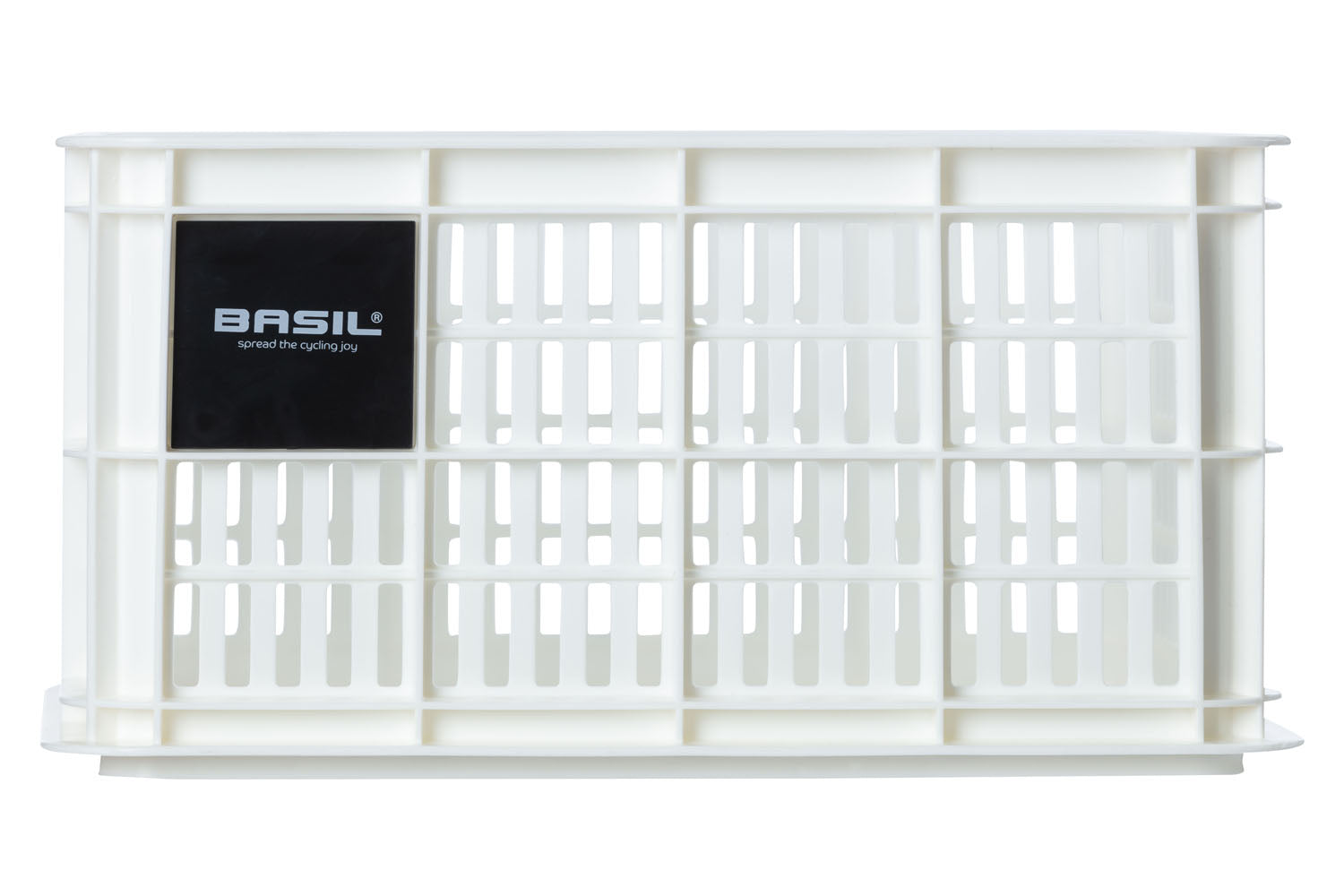 Gerecyclede fietskrat Basil Crate S 17.5 liter 29 x 39 x 20 cm - bright white