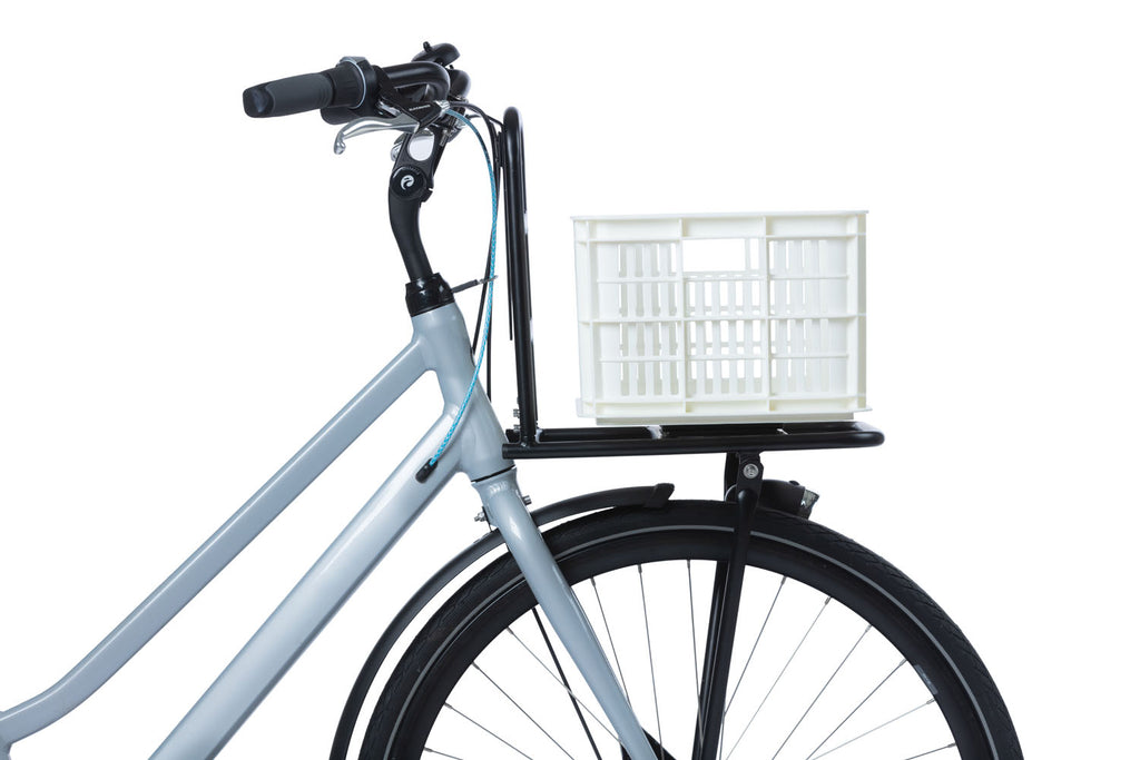 Gerecyclede fietskrat Basil Crate S 17.5 liter 29 x 39 x 20 cm - bright white