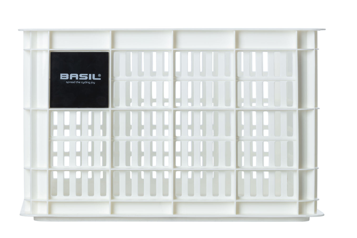 Gerecyclede fietskrat Basil Crate M 29.5 liter 35 x 45 x 25 cm - bright white